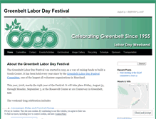 Tablet Screenshot of greenbeltlaborday.com